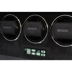 Benson Triple Watch Winder Black Compact 3.20.BS