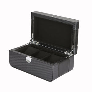 Benson Watch Box Carbon Fiber Leather Watch Case 3.20.CF