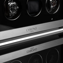 Chronovision Quad Watch Winder Black Ambiance IV Carbon and Black High-Gloss