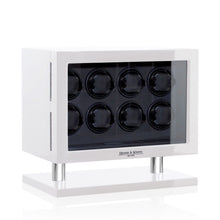 Heisse & Söhne 8 Piece Watch Winder White Collector White & Black 8 Watches