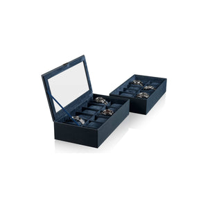 Heisse & Söhne Stackable Box Blue Watch Box XL Blue 12 - Top Part