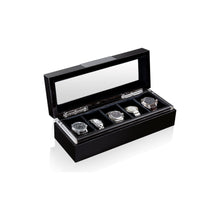 Heisse & Söhne Watch Box Black Executive 5 Watches Black Box