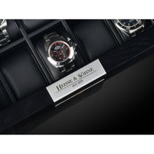 Heisse & Söhne Watch Box Black Monteray 10 Watches Black Box