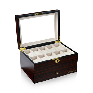 Heisse & Söhne Watch Box Wood Auckland 20 Watches Wood