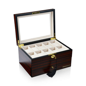 Heisse & Söhne Watch Box Wood Auckland 20 Watches Wood