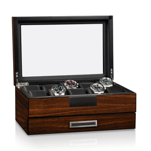 Heisse & Söhne Watch Box Wood Monteray 10 Watches Wood Box