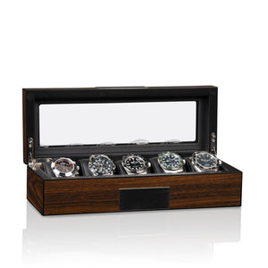 Heisse & Söhne Watch Box Wood Monteray 5 Watches Wood Box