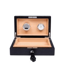 Rapport London Cigar Humidor 1000-5000 Brompton Humidor - Black