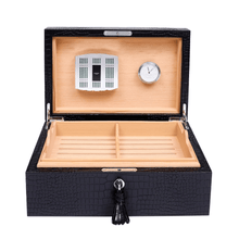 Rapport London Cigar Humidor 1000-5000 Brompton Humidor - Black