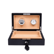 Rapport London Cigar Humidor 1000-5000 Brompton Humidor - Black