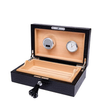 Rapport London Cigar Humidor 1000-5000 Brompton Humidor - Black