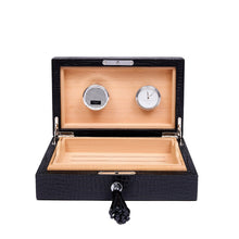 Rapport London Cigar Humidor 1000-5000 Brompton Humidor - Black
