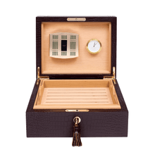 Rapport London Cigar Humidor 1000-5000 Brompton Humidor - Brown
