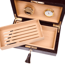 Rapport London Cigar Humidor 1000-5000 Brompton Humidor - Brown