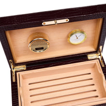Rapport London Cigar Humidor 1000-5000 Brompton Humidor - Brown