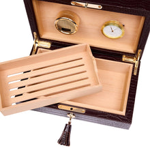 Rapport London Cigar Humidor 1000-5000 Brompton Humidor - Brown