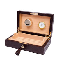 Rapport London Cigar Humidor 1000-5000 Brompton Humidor - Brown