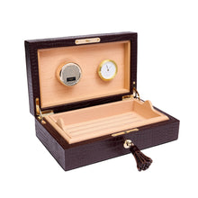 Rapport London Cigar Humidor 1000-5000 Brompton Humidor - Brown