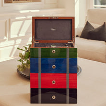 Rapport London Jewelry Box Carnaby Watch and Jewellery Box - Black