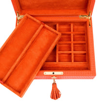 Rapport London Jewelry Box Charlotte Jewellery Box - Orange