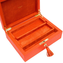 Rapport London Jewelry Box Charlotte Jewellery Box - Orange
