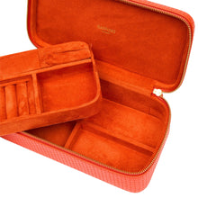 Rapport London Jewelry Box Charlotte Jewellery Case - Orange