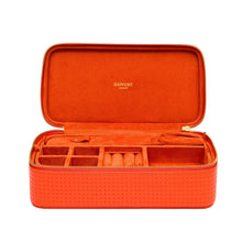 Rapport London Jewelry Box Charlotte Jewellery Case - Orange