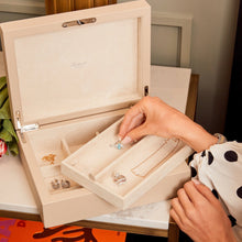 Rapport London Jewelry Box Victoria Jewellery Box - Beige