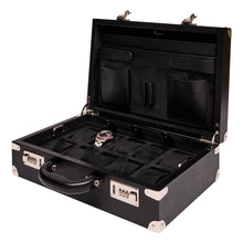 Rapport London Travel Case 1000-5000 Nova Ten Watch Briefcase - Black