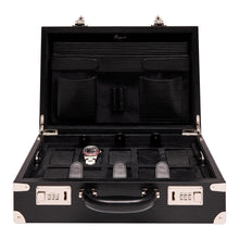 Rapport London Travel Case 1000-5000 Nova Ten Watch Briefcase - Black