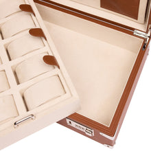 Rapport London Travel Case 1000-5000 Nova Ten Watch Briefcase - Tan