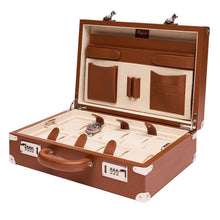 Rapport London Travel Case 1000-5000 Nova Ten Watch Briefcase - Tan