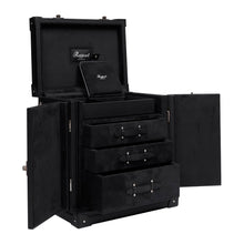 Rapport London Trunk Deluxe Jewellery and Accessory Trunk Black