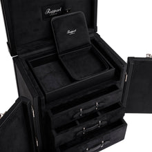 Rapport London Trunk Deluxe Jewellery and Accessory Trunk Black