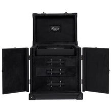 Rapport London Trunk Deluxe Jewellery and Accessory Trunk Black