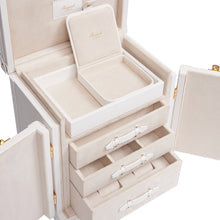 Rapport London Trunk Deluxe Jewellery and Accessory Trunk White