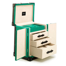 Rapport London Trunk Deluxe Jewellery Trunk - Green