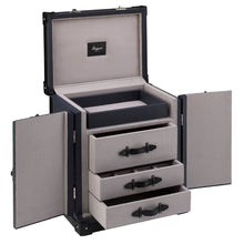 Rapport London Trunk Deluxe Jewellery Trunk - Navy