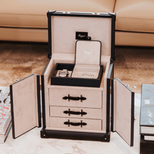 Rapport London Trunk Deluxe Jewellery Trunk - Navy