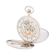 Rapport London Watch Accessories Double Hunter Pocket Watch - Silver