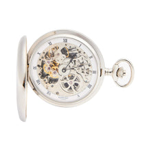 Rapport London Watch Accessories Double Hunter Pocket Watch - Silver