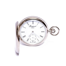 Rapport London Watch Accessories Mechanical Double Hunter Pocket Watch - Silver