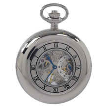 Rapport London Watch Accessories Mechanical Half Hunter Pocket Watch 53mm - Silver