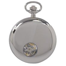 Rapport London Watch Accessories Mechanical Half Hunter Pocket Watch 53mm - Silver