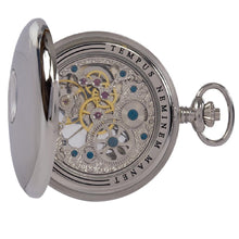 Rapport London Watch Accessories Mechanical Half Hunter Pocket Watch 53mm - Silver