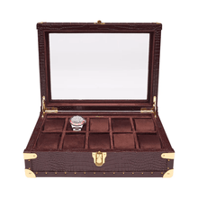 Rapport London Watch Box 1000-5000 Brompton Optic Watch Box - Brown