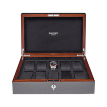 Rapport London Watch Box 1000-5000 Carbon Fibre Ten Watch Box