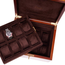 Rapport London Watch Box 1000-5000 Heritage Sixteen Watch Box - Burr Walnut