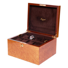 Rapport London Watch Box 1000-5000 Heritage Sixteen Watch Box - Burr Walnut