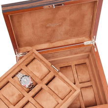 Rapport London Watch Box 1000-5000 Heritage Sixteen Watch Box - Macassar